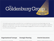 Tablet Screenshot of goldenburggroup.com
